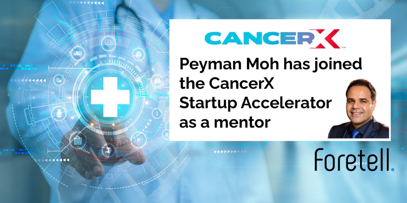 Peyman Moh’s Mentorship Role at CancerX Startup Accelerator